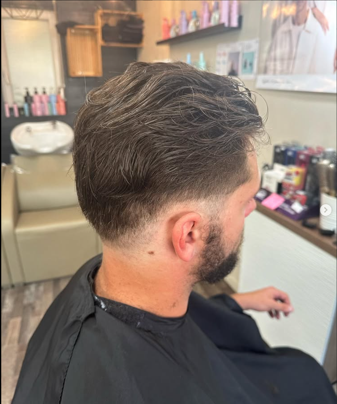 Coiffure homme - Coupe moderne avec dégradé